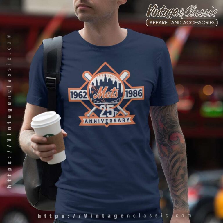 New York Mets 25th Anniversary World Series Champions T Shirt New York Mets 25th Anniversary World Series Champions T Shirt
