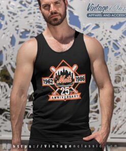 New York Mets 25th Anniversary World Series Champions Tank Top Racerback