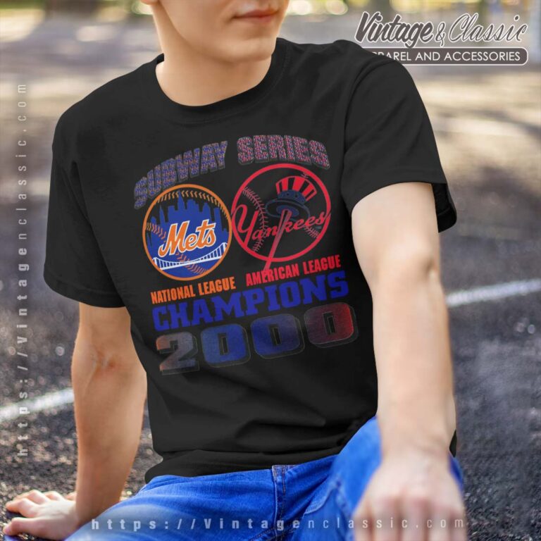 New York Mets And Yankees Baseball Black T Shirt New York Mets And Yankees Baseball Black T Shirt