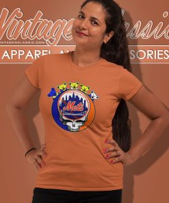 New York Mets Grateful Dead Grateful Bear Women T Shirt