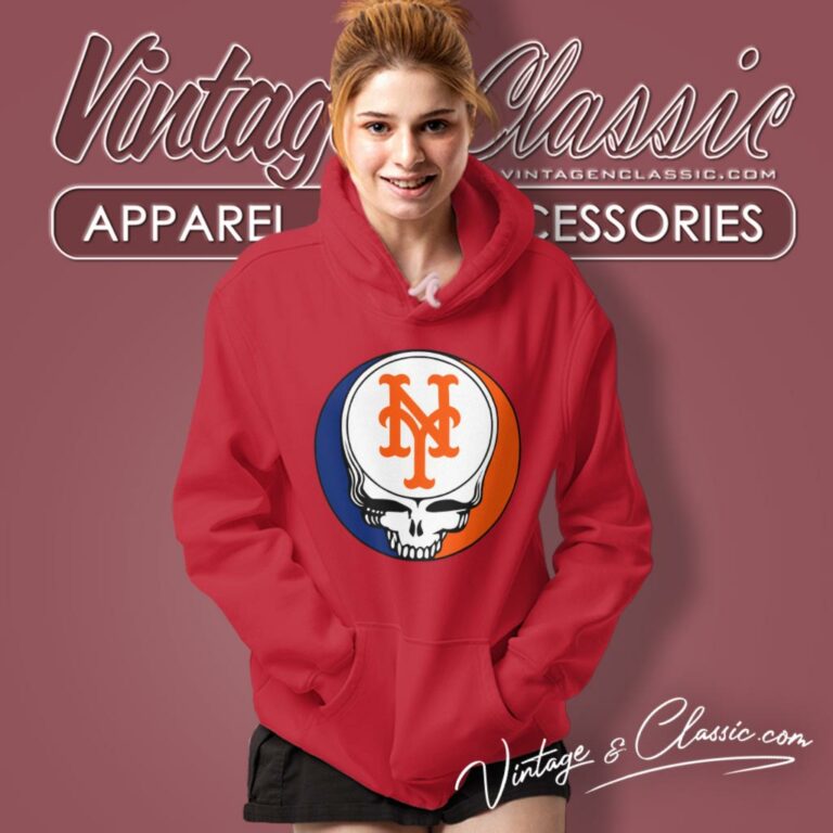 New York Mets Grateful Dead Steal Your Face Hoodie New York Mets Grateful Dead Steal Your Face Hoodie