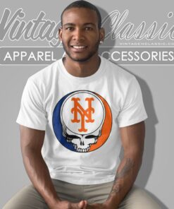 New York Mets Grateful Dead Steal Your Face T Shirt