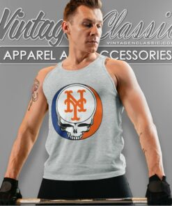 New York Mets Grateful Dead Steal Your Face Tank Top Racerback