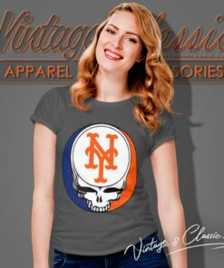 New York Mets Grateful Dead Steal Your Face Women T Shirt