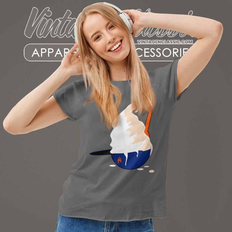 New York Mets Ice Cream Helmet Women TShirt New York Mets Ice Cream Helmet Women TShirt