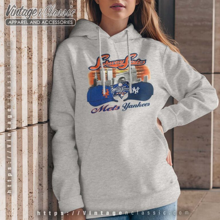 New York Mets Vs New York Yankees Sport Grey Hoodie New York Mets Vs New York Yankees Sport Grey Hoodie