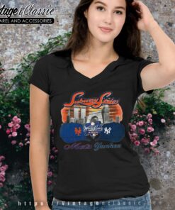 New York Mets Vs New York Yankees V Neck
