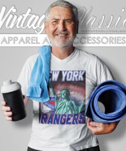 New York Rangers 47 Tradition Vintage Tubular V Neck TShirt 1