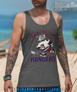 New York Rangers Bugs Bunny Vintage Tank Top Racerback