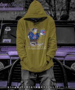 New York Rangers Donald Duck Hockey Shirt Hoodie