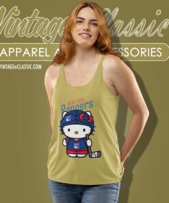 New York Rangers Hello Kitty Shirt Tank Top Racerback
