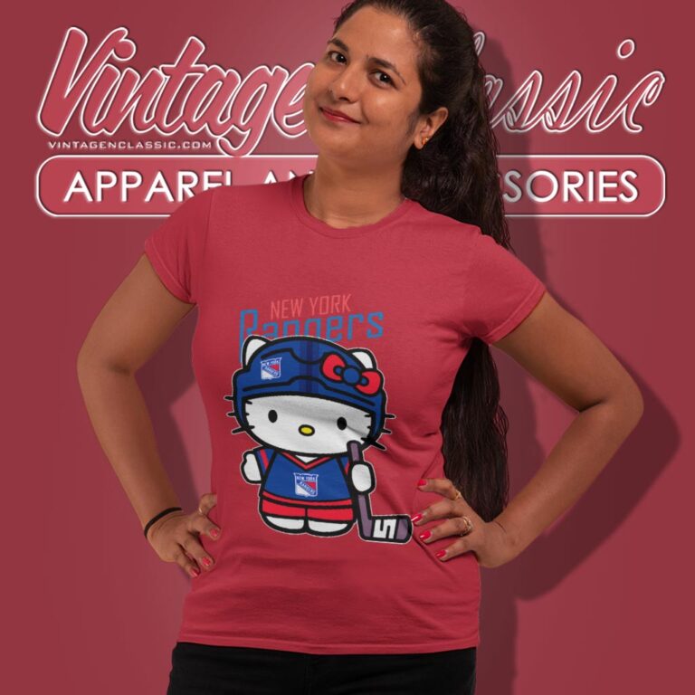 New York Rangers Hello Kitty Shirt Women T shirt New York Rangers Hello Kitty Shirt Women T shirt