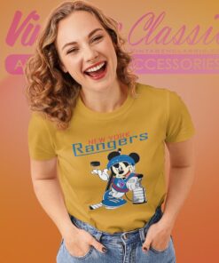 New York Rangers Mickey Stanley Cup Women T shirt