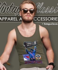 New York Rangers Shirt 1994 Nhl Stanley Cup Champion Mark Messier Magic Johnson Tank Top Racerback 1