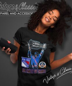 New York Rangers Shirt 1994 Nhl Stanley Cup Champion Mark Messier Magic Johnson Women T Shirt 1