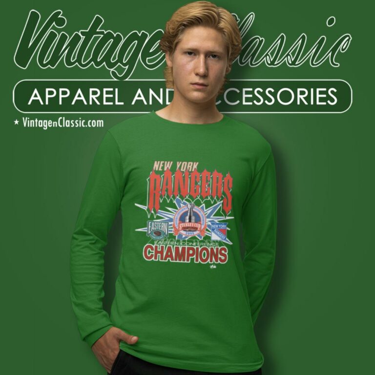 New York Rangers Shirt Hockey Stanley Cup Championship Eastern Conference Long Sleeve Tee New York Rangers Shirt Hockey Stanley Cup Championship Eastern Conference Long Sleeve Tee