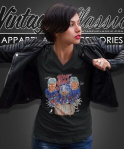 New York Rangers Shirt Nhl Hockey Nyr Madison Square Ny 1990s V Neck TShirt