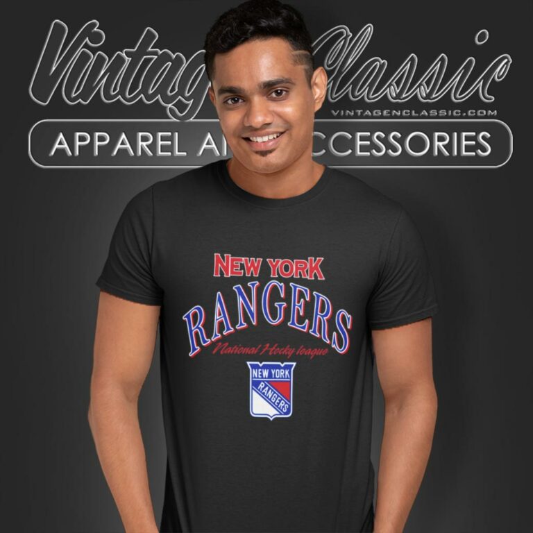 New York Rangers Vintage Logo Athletic Nhl Hockey T Shirt 1 New York Rangers Vintage Logo Athletic Nhl Hockey T Shirt 1