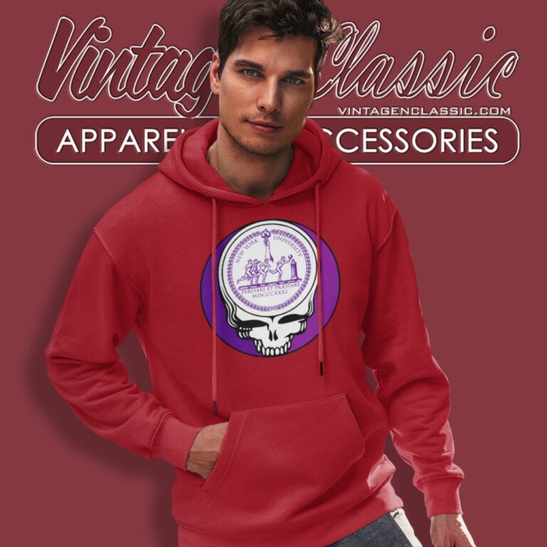 New York University Grateful Dead Steal Your Face Hoodie New York University Grateful Dead Steal Your Face Hoodie