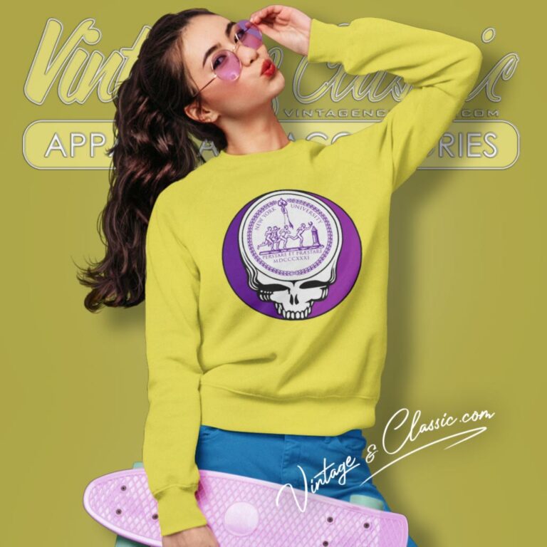 New York University Grateful Dead Steal Your Face Sweatshirt New York University Grateful Dead Steal Your Face Sweatshirt