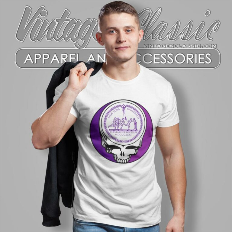 New York University Grateful Dead Steal Your Face T Shirt New York University Grateful Dead Steal Your Face T Shirt