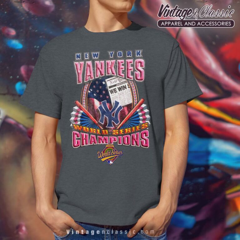 New York Yankees 96 World Series Champions Dark Heather New York Yankees 96 World Series Champions Dark Heather