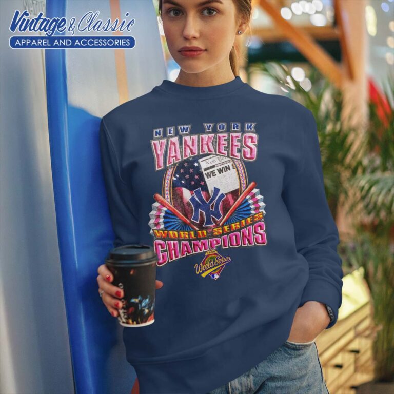 New York Yankees 96 World Series Champions Navy Sweatshirt New York Yankees 96 World Series Champions Navy Sweatshirt