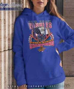 New York Yankees 96 World Series Champions Royal Hoodie