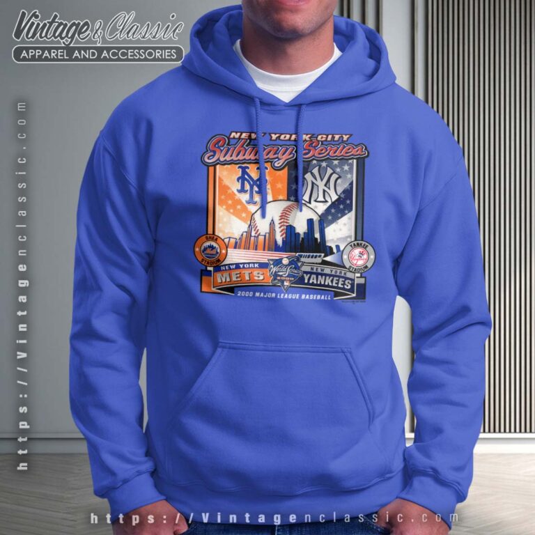 New York Yankees And New York Mets Royal Hoodie New York Yankees And New York Mets Royal Hoodie