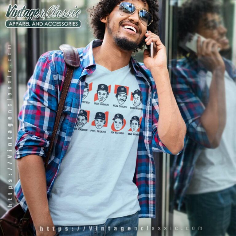 New York Yankees Class Of 1985 1986 V Neck TShirt New York Yankees Class Of 1985 1986 V Neck TShirt