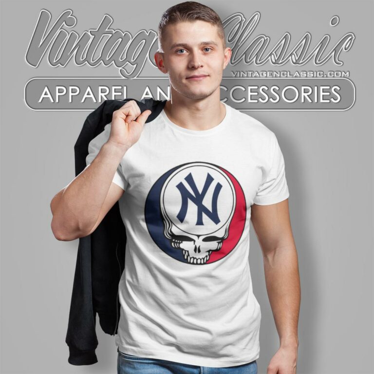 New York Yankees Grateful Dead Steal Your Face T Shirt New York Yankees Grateful Dead Steal Your Face T Shirt