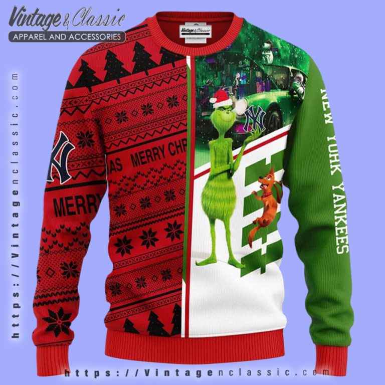 New York Yankees Grinch Ugly Christmas Sweater Ugly Christmas Sweater New York Yankees Grinch Ugly Christmas Sweater Ugly Christmas Sweater
