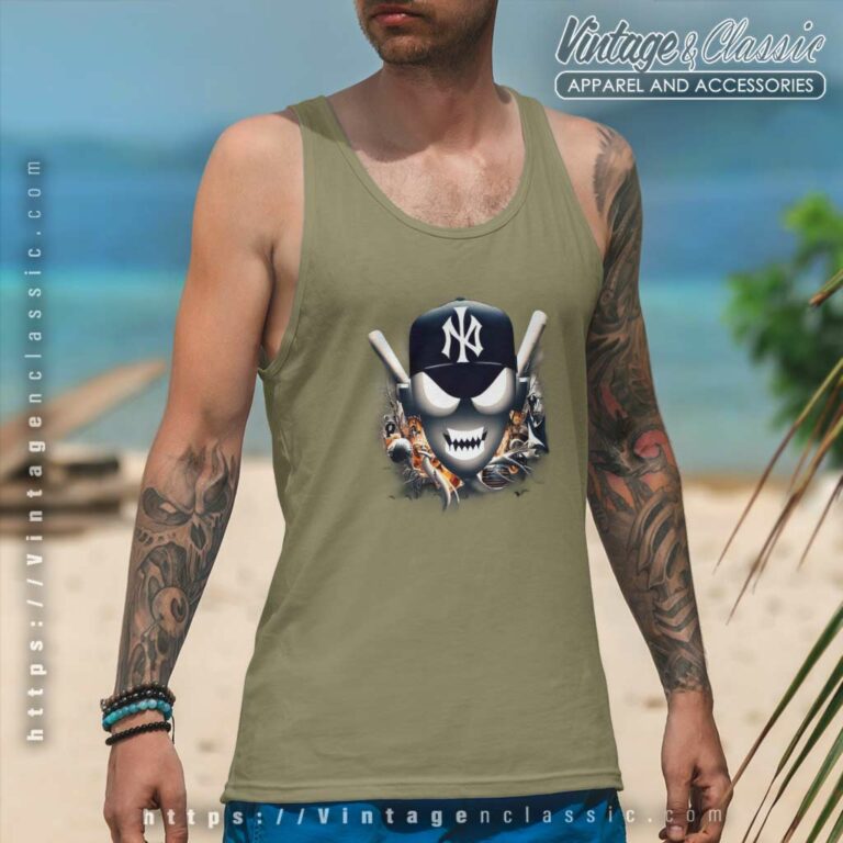 New York Yankees Halloween Mlb Baseball Tank Top Racerback New York Yankees Halloween Mlb Baseball Tank Top Racerback