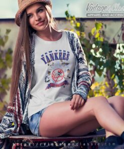 New York Yankees Jeter Williams Knoblauch Martinez Baseball Women TShirt