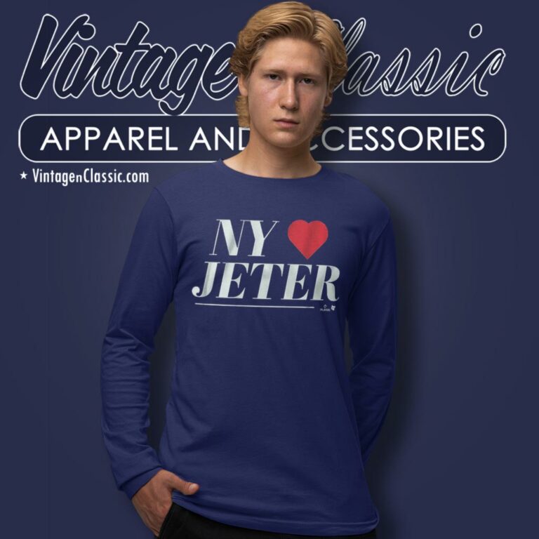 New York Yankees Love Derek Jeter Long Sleeve Tee New York Yankees Love Derek Jeter Long Sleeve Tee