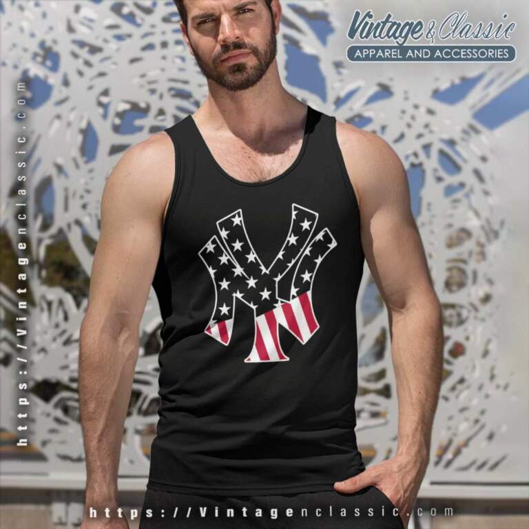 New York Yankees Mlb American Flag Tank Top Racerback New York Yankees Mlb American Flag Tank Top Racerback