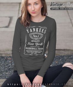 New York Yankees Whiskey Graphic Long Sleeve Tee