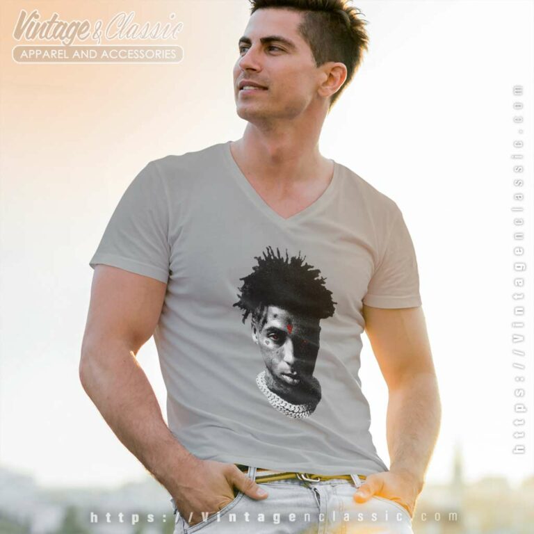 Neymar Youngboy Nba X Vlone Reaper V Neck TShirt Neymar Youngboy Nba X Vlone Reaper V Neck TShirt