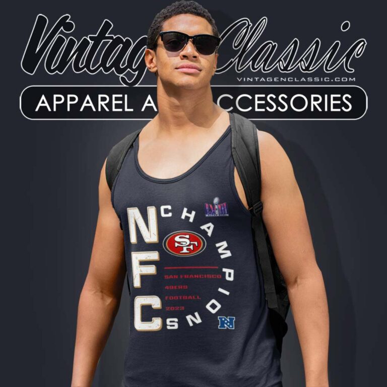 Nfc Champions Sf 49ers 2023 Tank Top Racerback Nfc Champions Sf 49ers 2023 Tank Top Racerback