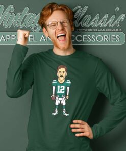 Nfl 12 Aaron Rodgers Football Shirt Long Sleeve Tee