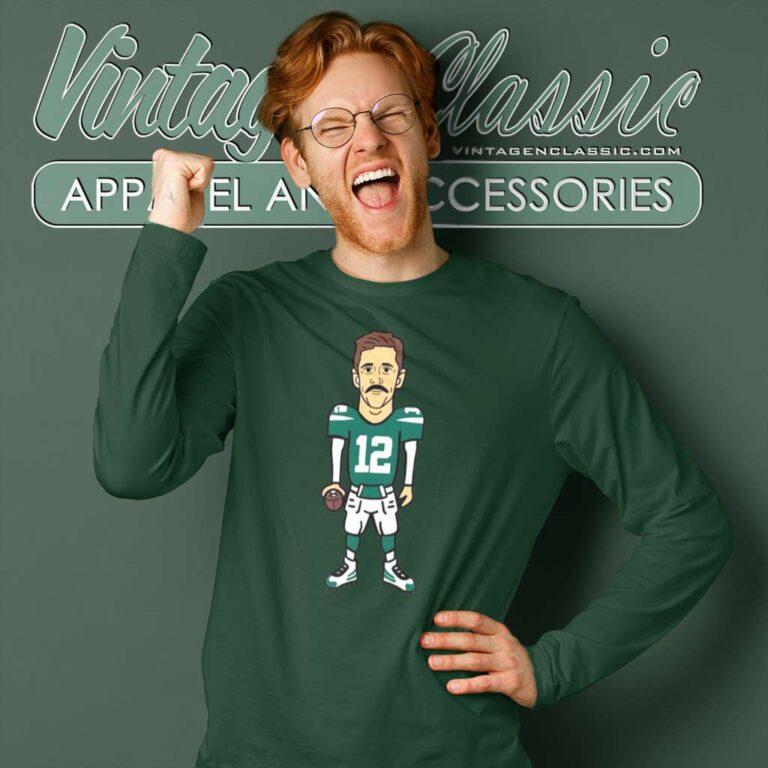 Nfl 12 Aaron Rodgers Football Shirt Long Sleeve Tee Nfl 12 Aaron Rodgers Football Shirt Long Sleeve Tee