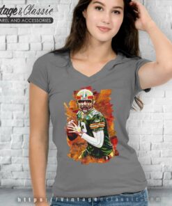 Nfl Aaron Rodgers Signature V Neck TShirt