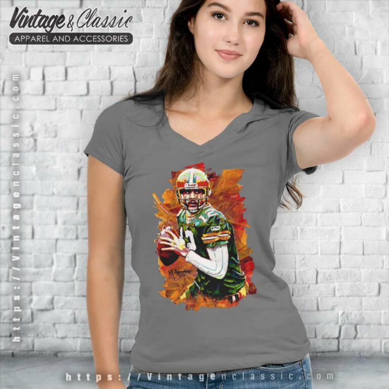 Nfl Aaron Rodgers Signature V Neck TShirt Nfl Aaron Rodgers Signature V Neck TShirt