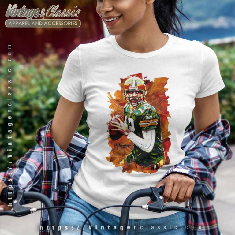 Nfl Aaron Rodgers Signature Women TShirt Nfl Aaron Rodgers Signature Women TShirt