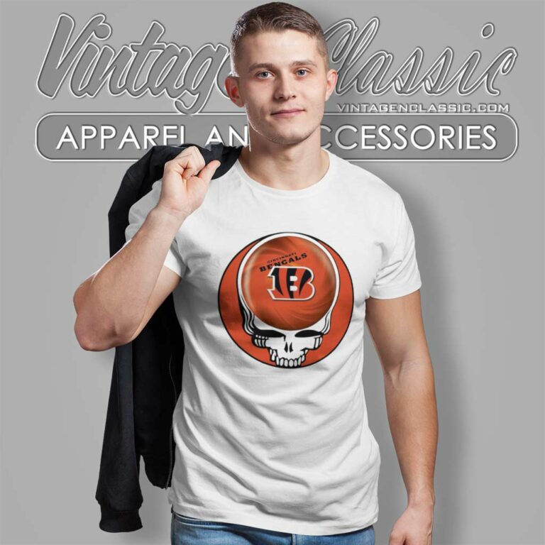 Nfl Bengals Skull Logo Grateful Dead T Shirt Nfl Bengals Skull Logo Grateful Dead T Shirt