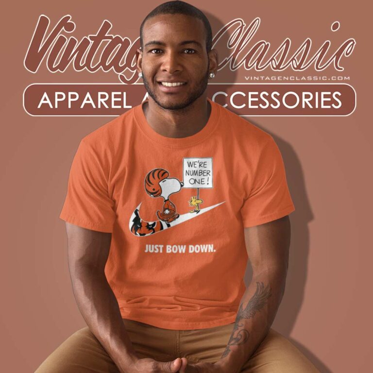 Nfl Bengals Snoopy Are Number One Shirt Nike Just Bow Down T Shirt Nfl Bengals Snoopy Are Number One Shirt Nike Just Bow Down T Shirt