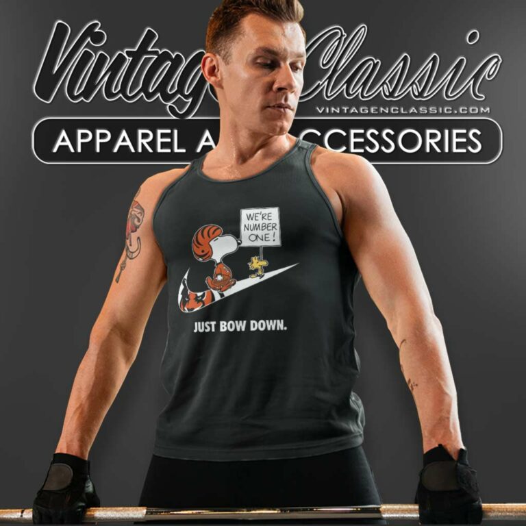 Nfl Bengals Snoopy Are Number One Shirt Nike Just Bow Down Tank Top Racerback Nfl Bengals Snoopy Are Number One Shirt Nike Just Bow Down Tank Top Racerback