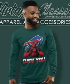 Nfl Buffalo Bills Deadpool Shirt Love You Fuck You Long Sleeve Tee
