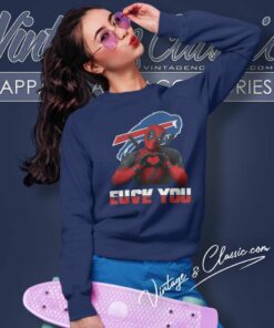 Nfl Buffalo Bills Deadpool Shirt Love You Fuck You Sweatshirt