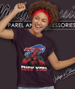 Nfl Buffalo Bills Deadpool Shirt Love You Fuck You Women TShirt